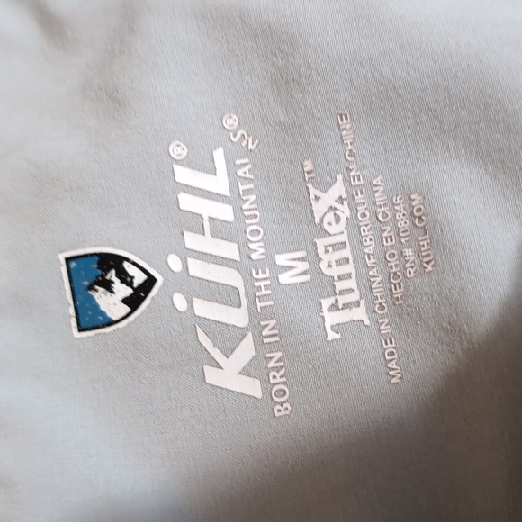 Kuhl Renegade Shirt Tufflex Fabric Size Medium in "Ash" Gray - Picture 3 of 11